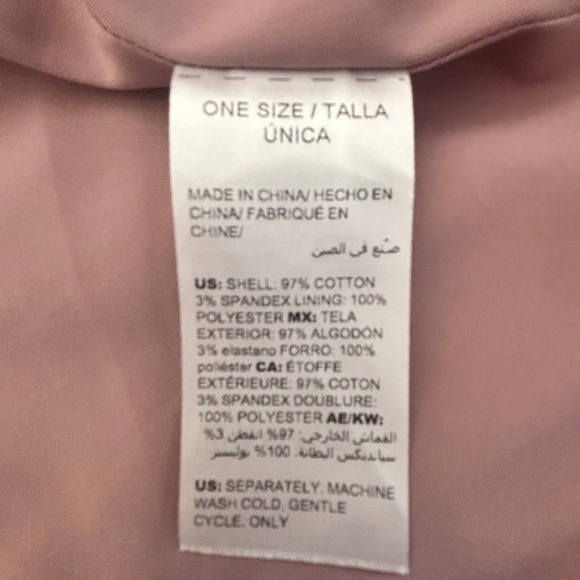 Chico's lined floral print wide 3/4 sleeve open front jacket us size 8/10 - Picture 12 of 15